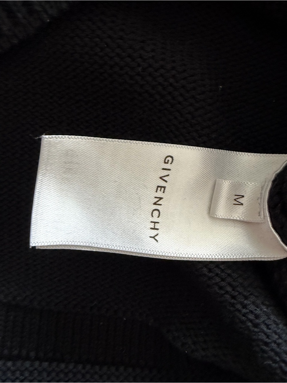 Givenchy Black and White Logo Knit Top - Picture 3 of 4